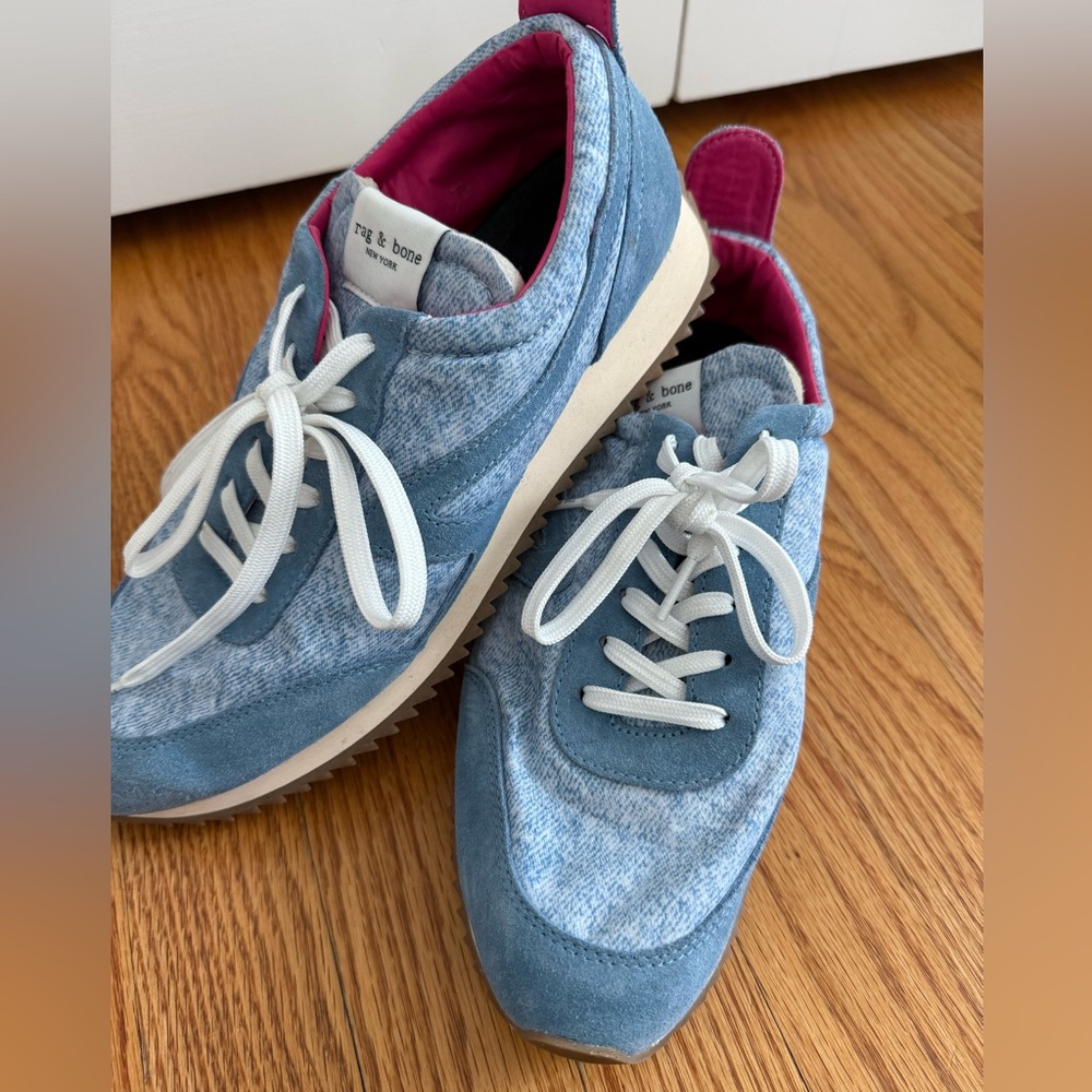 Rag & Bone Women's Denim Blue Sneakers